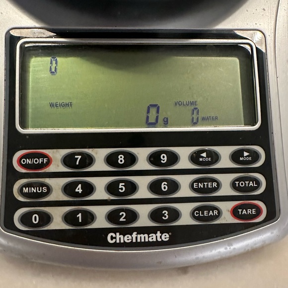 Rare Chef mate Scale To Weigh Food and Manage Portions Double AA Batteries - Picture 7 of 8